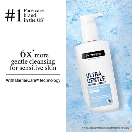 Neutrogena Ultra Gentle Foaming Cleanser - 200Ml