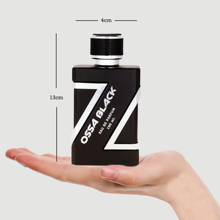 Ossa Black Eau De Parfum | Ambery And Citrusy Notes | For Men | 100 Ml