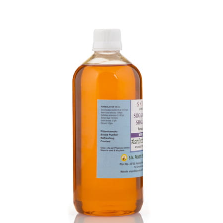 S N Pandit Ayurveda Sarasaparilla Syrup - 500Ml