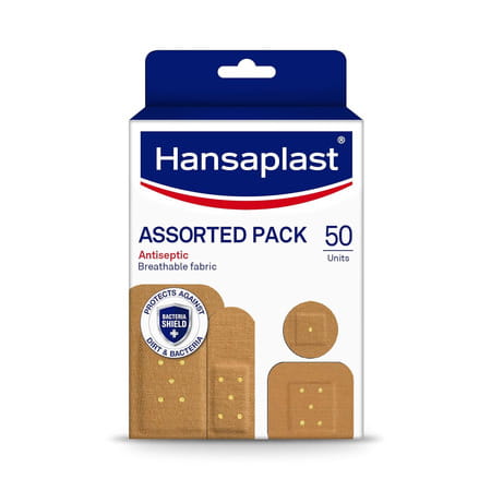 Hansaplast Assorted Antiseptic Bandages Pack Of 50