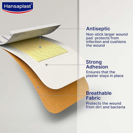 Hansaplast Assorted Antiseptic Bandages Pack Of 50
