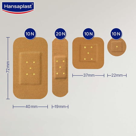 Hansaplast Assorted Antiseptic Bandages Pack Of 50