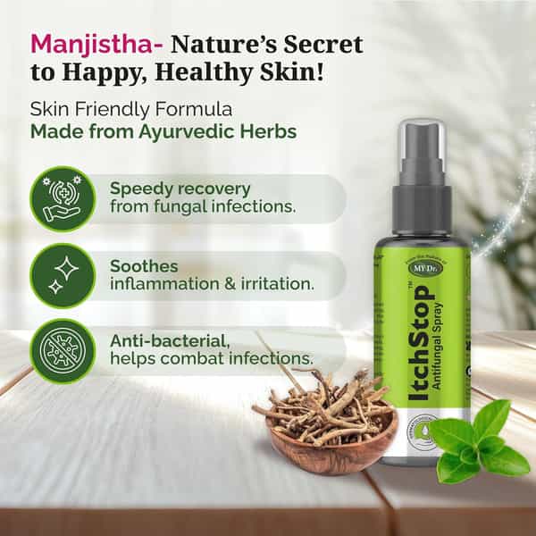 Itchstop Ayurvedic Antifungal Spray For Men & Women 35Ml Pack Of 2
