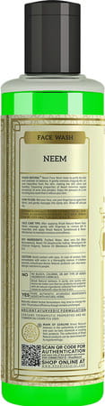 Khadi Natural Neem Face Wash 210 Ml