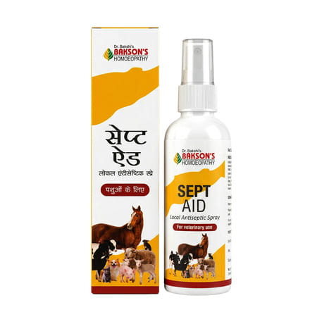Bakson Homoeopathy Sept Aid | For Veterinary Use | 100 Ml