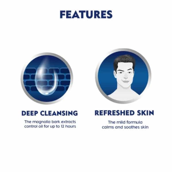 Nivea Men Oil Control Facewash Aircool Mint Crystal - 100G