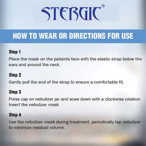 how to administer glutathione in a nebulizer Buy STERGIC NEBULIZER MASK FOR