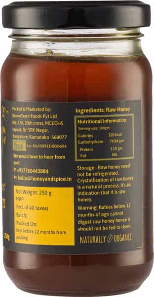 Wild Honey - Central India 250G