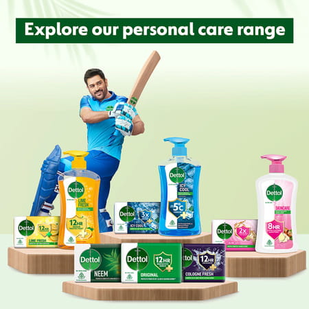Dettol Original Bathing Soap Bar With 12hr Germ Protection (900gm) | 125g (Pack Fo 5)