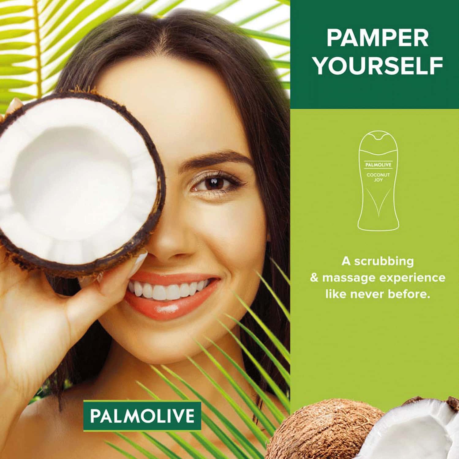 Buy PALMOLIVE BODY WASH COCONUT JOY CRME BASED EXFOLIATOR 250 ML