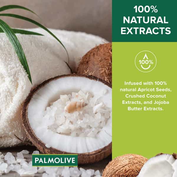 Palmolive Body Wash Coconut Joy Crme Based Exfoliator - 250 Ml