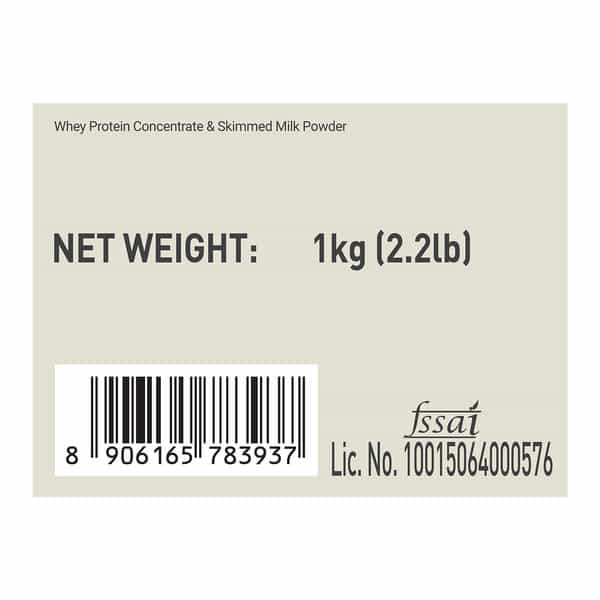 Fuel One Raw Whey Protein | 24 G Protein (Unflavoured | 1 Kg / 2.2 Lb)