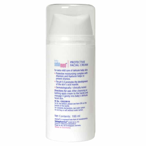 Sebamed Baby Protective Facial Cream | Ph 5.5 | For Delicate Facial Skin | 100 Ml