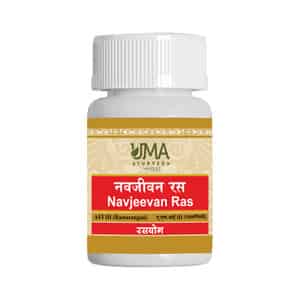 Uma Ayurveda Navjivan Ras Ayurvedic Tablets 80 Tab