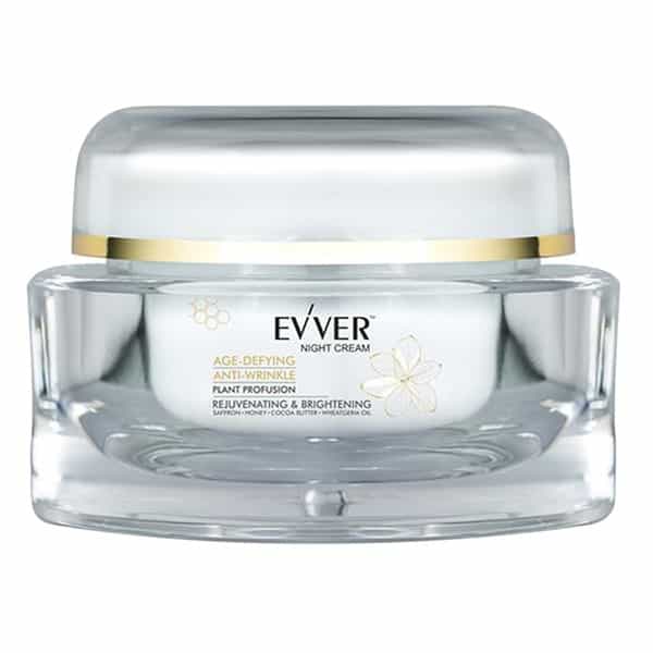 Evver Night Cream Age-Defying Anti-Wrinkle With Saffron Lotion 50 Ml
