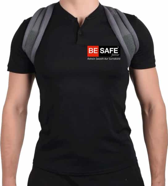 Besafe Forever Clavicle Brace Support For Posture Correction | Unisex | L | Grey