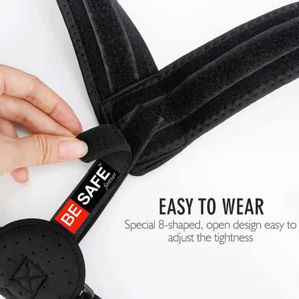 Besafe Forever Clavicle Brace Support For Posture Correction | Unisex | L | Grey