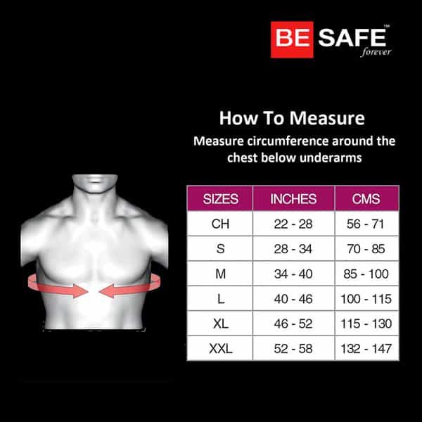 Besafe Forever Clavicle Brace Support For Posture Correction | Unisex | L | Grey