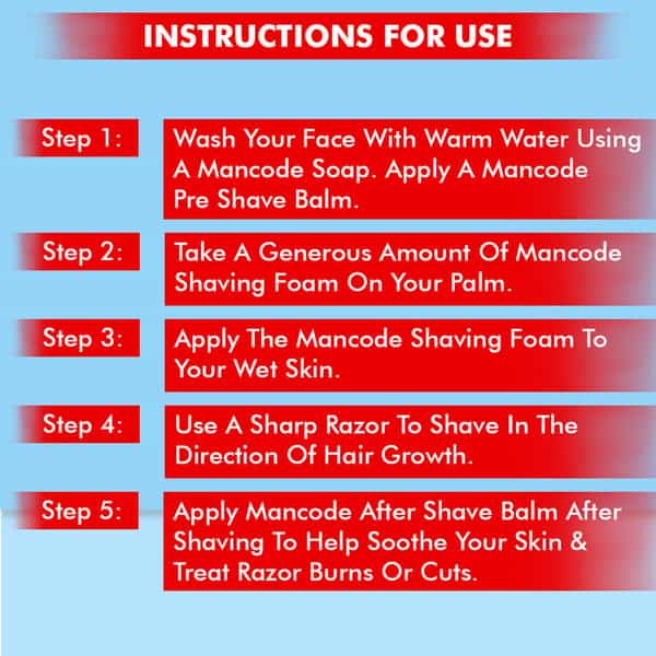 Mancode Shaving Foam (500Ml)