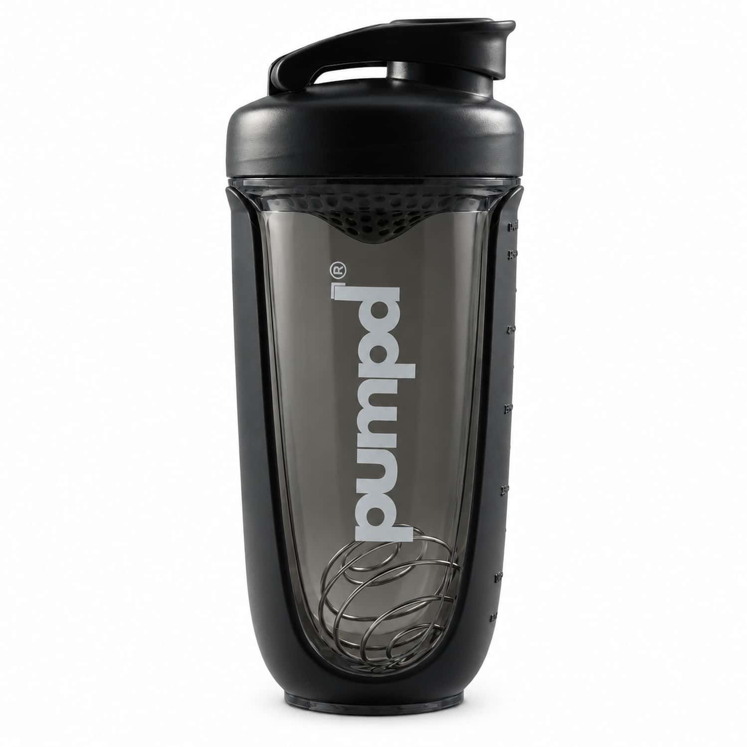 Pumpd Shaker Bottle With Blender Ball | 700ml | Black