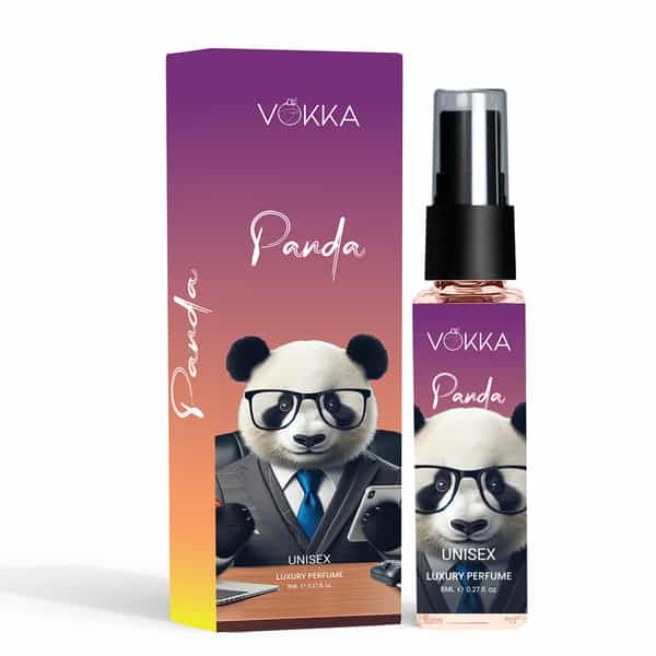 Vokka Pocket Perfume Panda 8Ml | Luxury Eau De Parfum Long Lasting Perfume For Men & Women