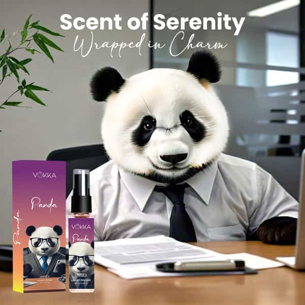 Vokka Pocket Perfume Panda 8Ml | Luxury Eau De Parfum Long Lasting Perfume For Men & Women