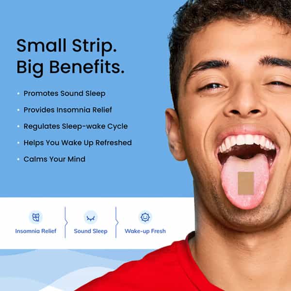 Wellbeing Nutrition Melts Restful Sleep-Melatonin 10Mg For Natural Sleep Cycle 30 Oral Strips