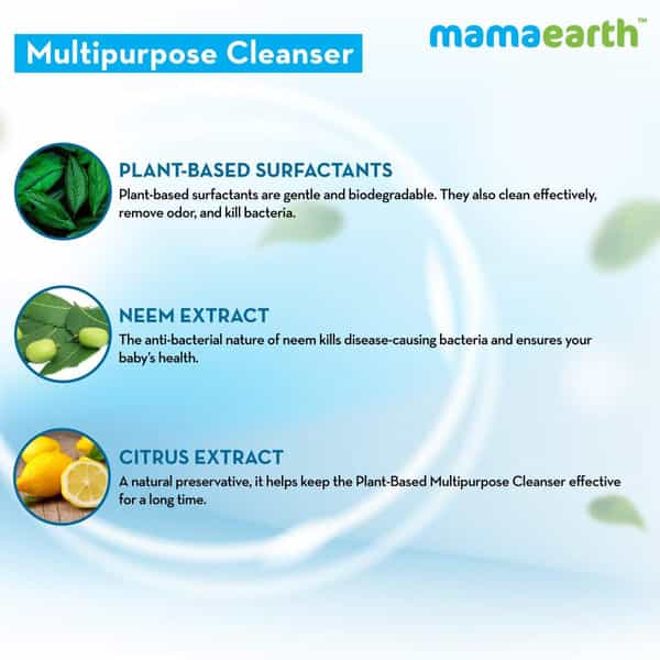 Plant-Based Multi Purpose Cleanser For Babies - 500Ml