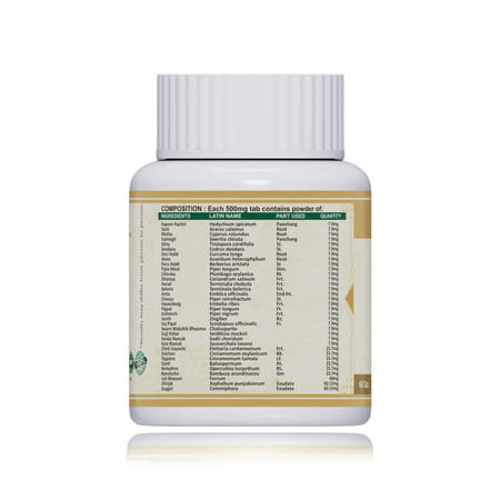 Jeena Sikho Chander Vati/Kidney Care Tablets | Ayurvedic Kidney Detox Supplement | 60 Tablets