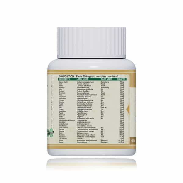 Jeena Sikho Chander Vati/Kidney Care Tablets | Ayurvedic Kidney Detox Supplement | 60 Tablets