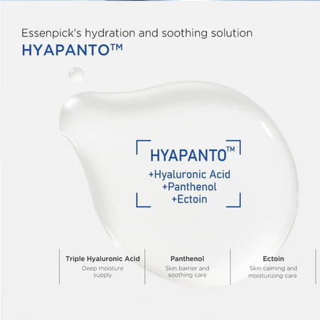 Essenpick Hyapanto Essence - Panthenol & Hyaluronic Acid - Barrier Repair & Redness Relief - 50Ml