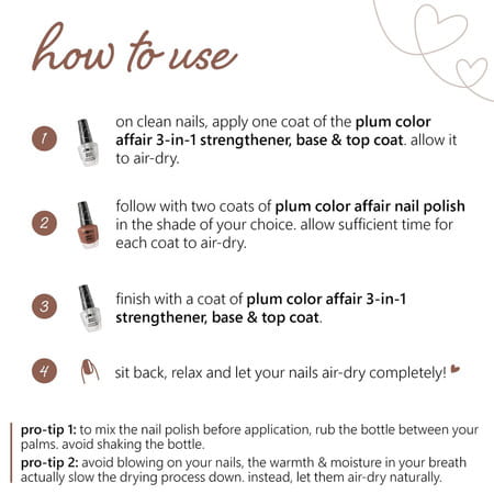 Plum Color Affair Nail Polish - Twilight Mauve - 123 7-Free Formula 11 Ml