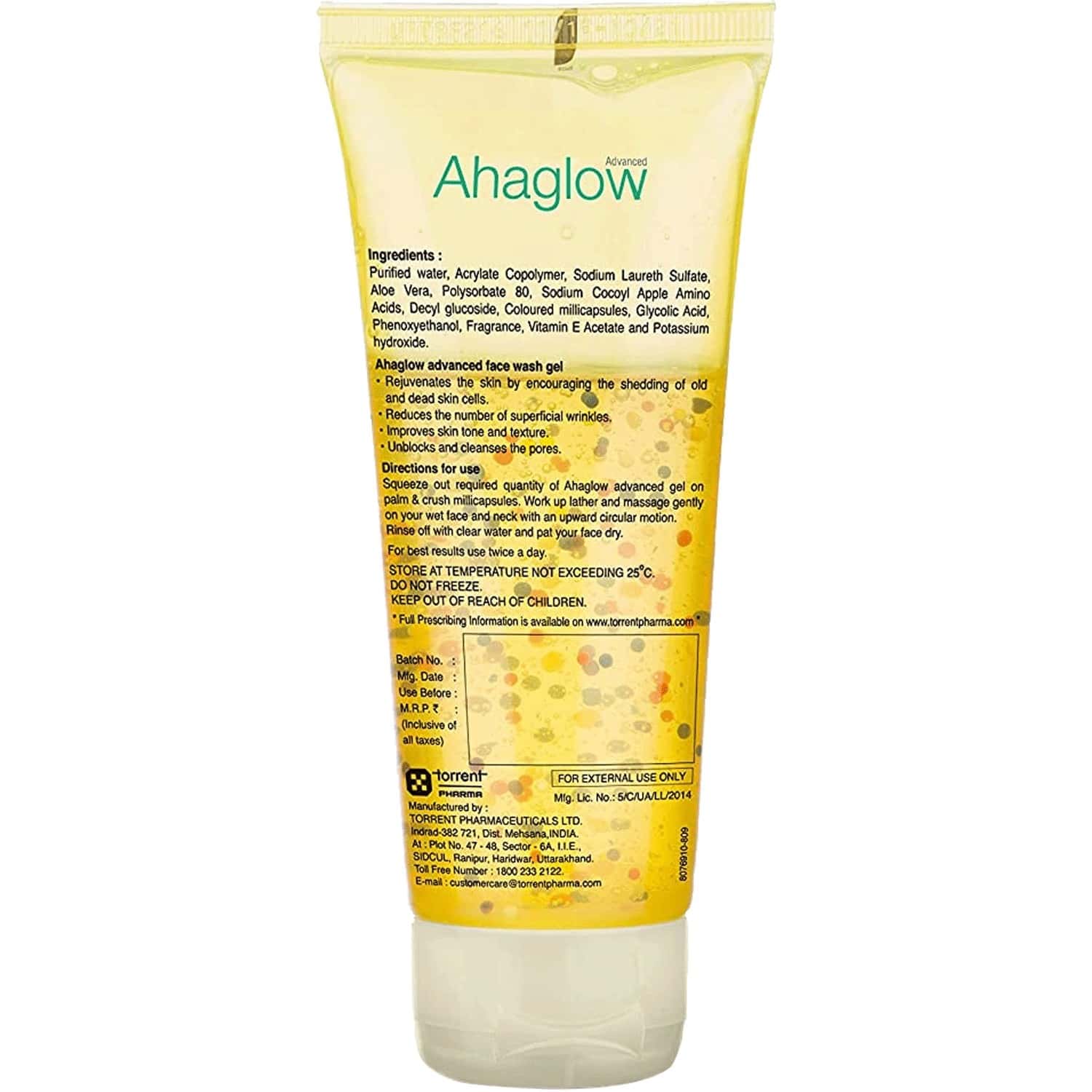 Buy AHAGLOW ADVANCED FACE WASH 50 GM Online & Get Upto 60 OFF at PharmEasy