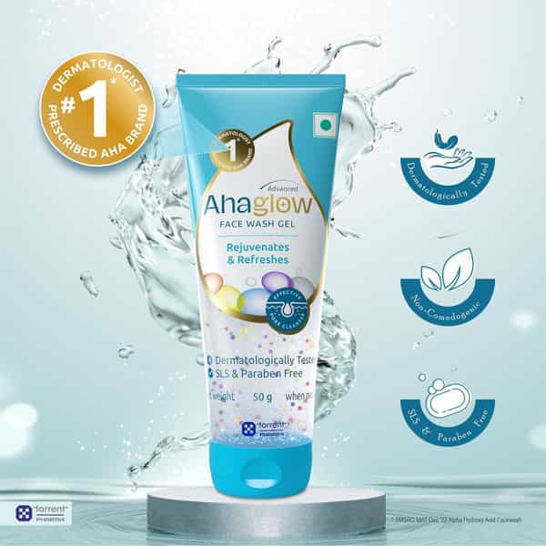 Ahaglow Advanced Tube Of 50Gm Face Wash Gel