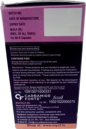 Carbamide Forte Prenatal Multivitamin For Pregnancy With 300mg Dha & 18 Ingredients - 60 Capsules