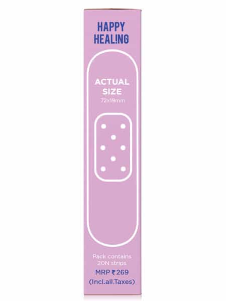 Ouchie Non-Toxic Printed Bandages Double Combo (40 Pack) - Lavender