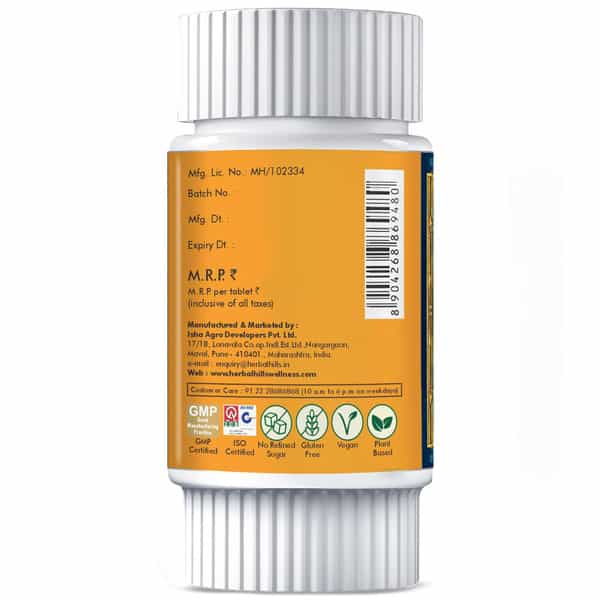 Herbal Hills Jatiphalahills Men's Health Overall Health 60 Tablet