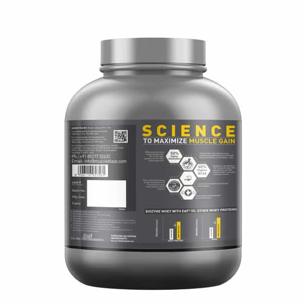 Muscleblaze Biozyme Iso - Zero | Low Carb | 100 Pure Whey Protein Isolate (Tropical Mango | 2 Kg)
