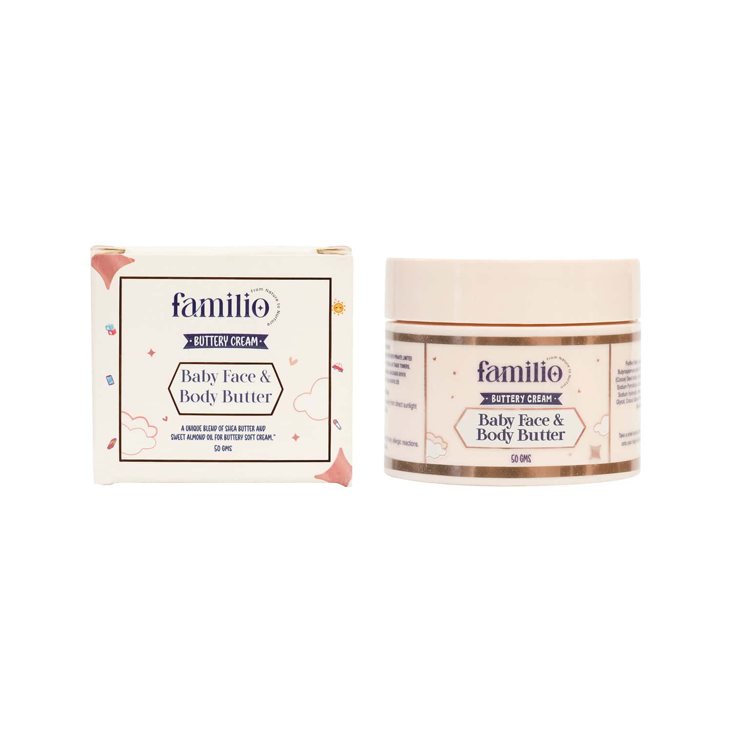 Familio Baby Face And Body Butter - 50g