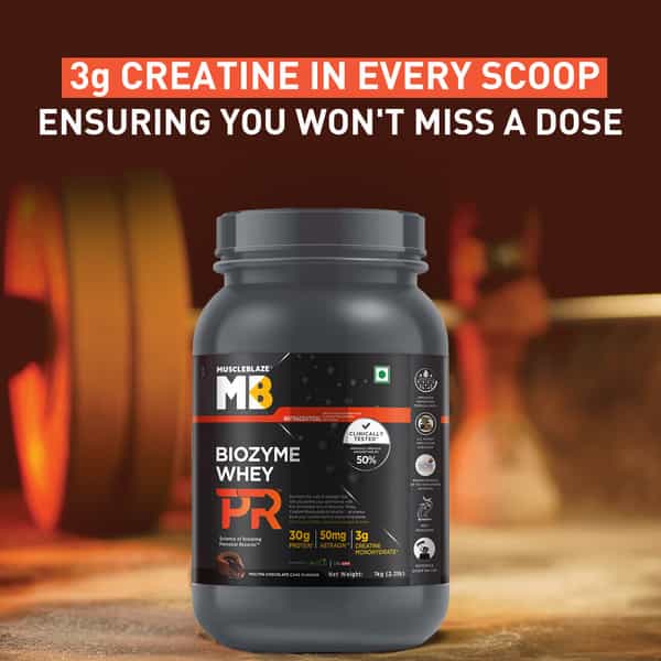 Muscleblaze Biozyme Whey Protein Pr | Molten Chocolate Cake | 1Kg