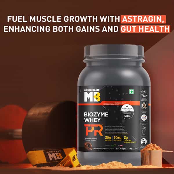 Muscleblaze Biozyme Whey Protein Pr | Molten Chocolate Cake | 1Kg