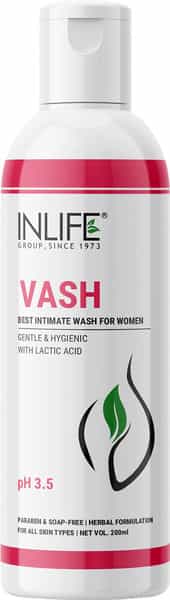 Inlife Vash(V)-Vaginal Wash (200Ml)Best Expert Product Feminine Personal Hygiene Intimate Cleansing