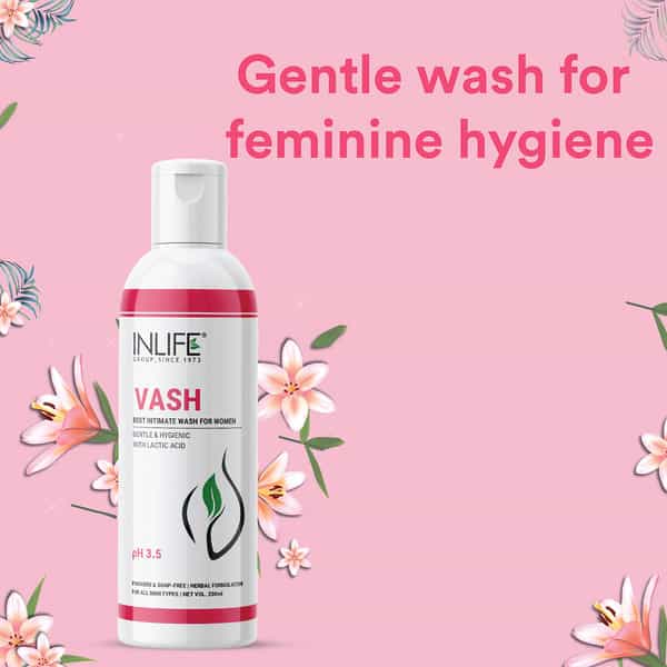 Inlife Vash(V)-Vaginal Wash (200Ml)Best Expert Product Feminine Personal Hygiene Intimate Cleansing