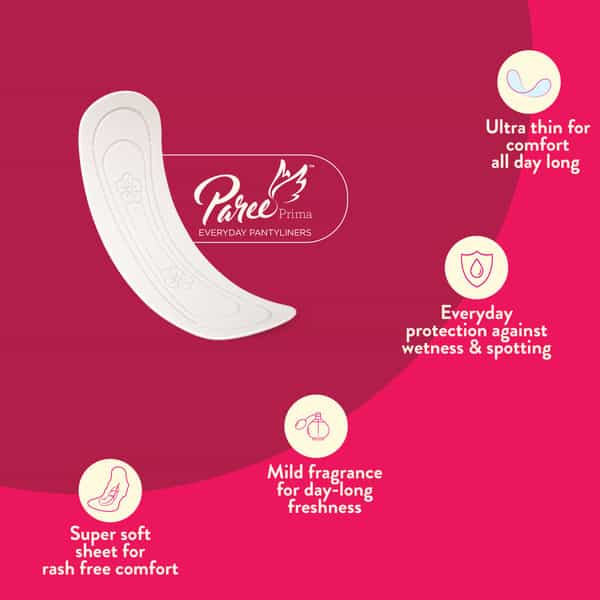 Prima By Paree Everyday Pantyliners (Pack Of 25)