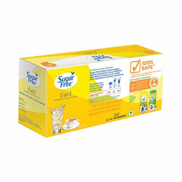 Sugar Free Gold Plus Sweetener 0.75 Gm Sachet 50 No's