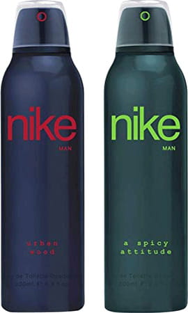 Nike Man Deodorant (Urban Wood/A Spicy Attitude)- Pack Of 2 (200ml Each)