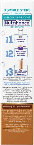 Jubilant Nutrihance Balanced With 50 Vital Nutrients (200 G Chocolate Flavour)