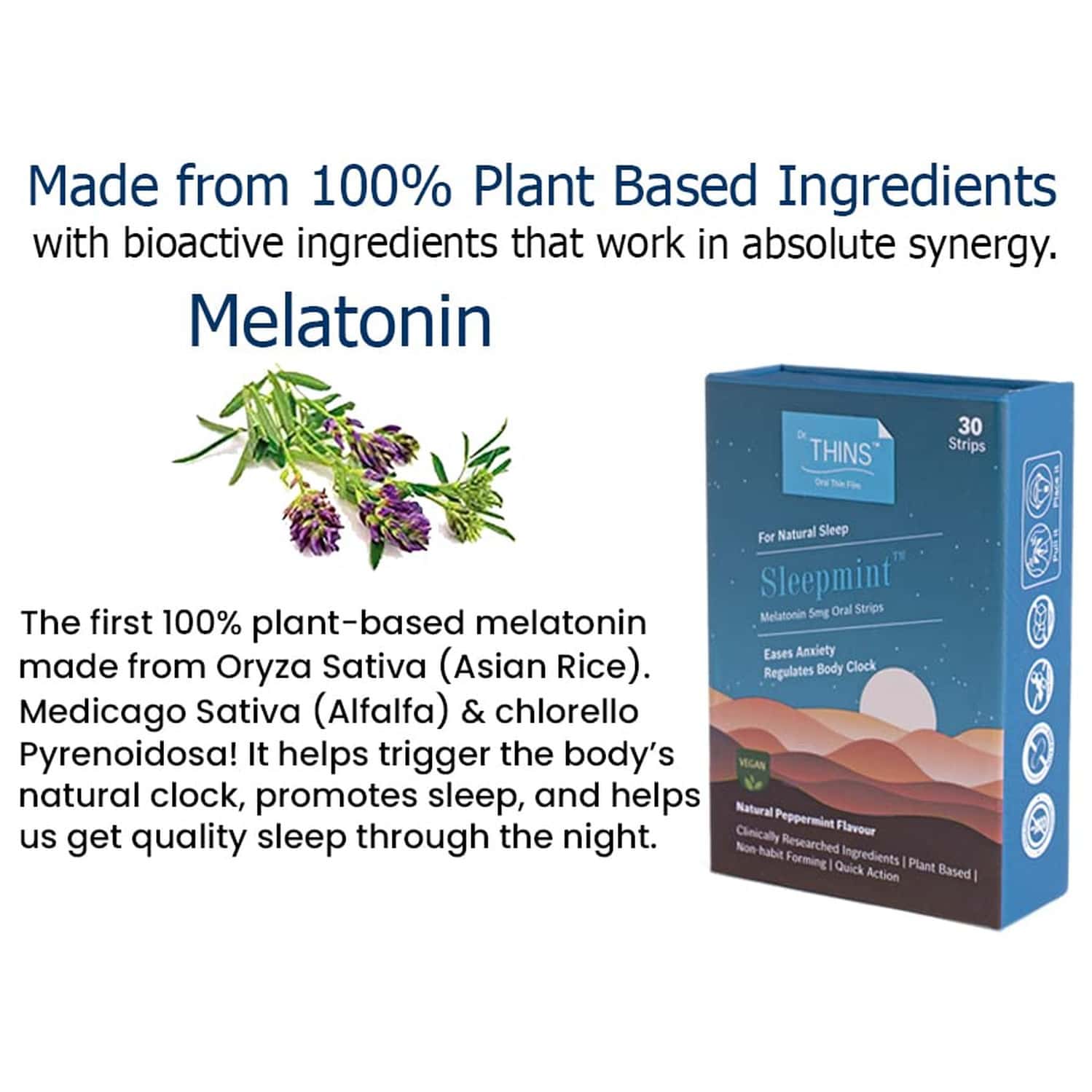 Buy DR.THINS SLEEPMINT NATURAL SLEEP INDUCER CLINICALLY APPROVED PLANT