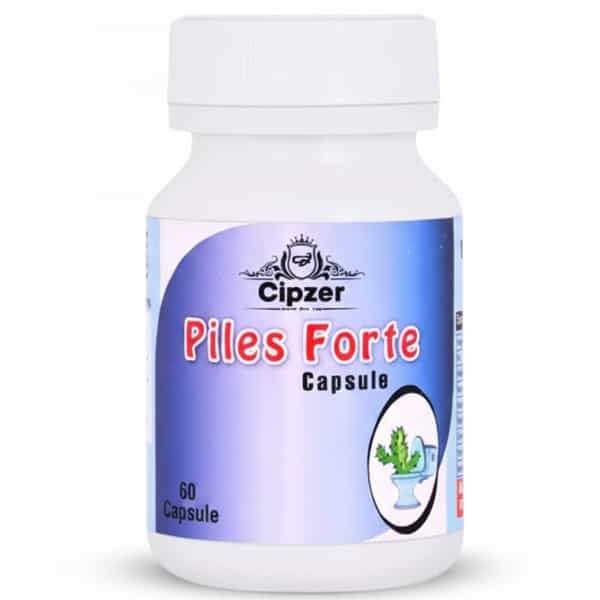 Cipzer Piles Forte 60 Capsules | Supports Anorectal Comfort| Digestion & Rectal Wellness