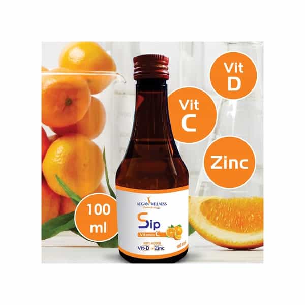 Kegan Wellness Sip Orange (Vitamin C) Bottle Of 100 Ml